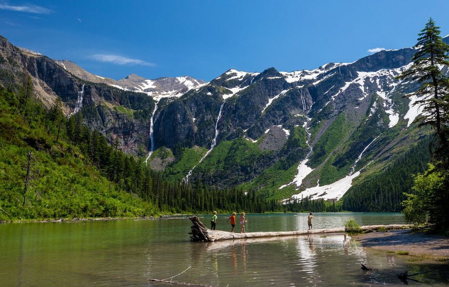 Avalanche Lake, Montana, USA